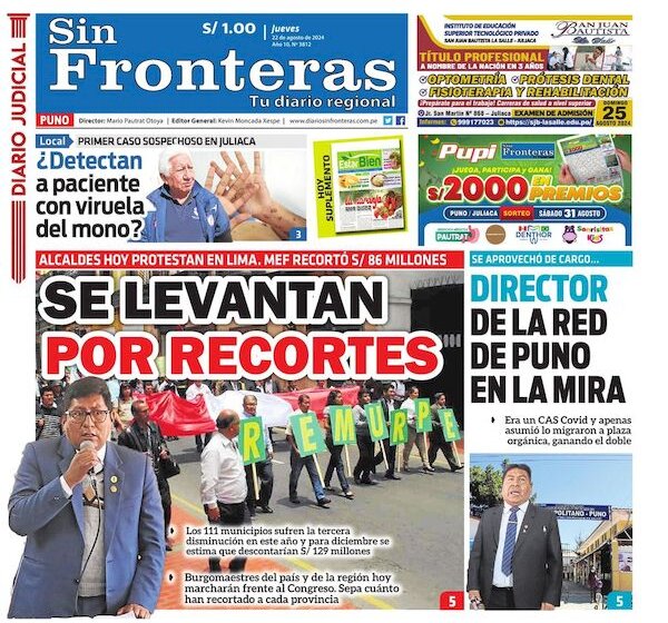 DIARIO SIN FRONTERAS PUNO