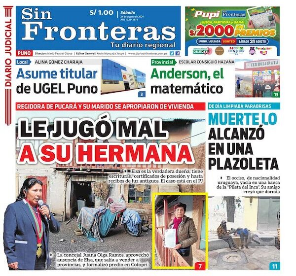 DIARIO SIN FRONTERAS PUNO