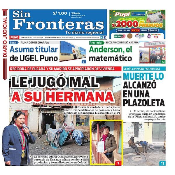 DIARIO SIN FRONTERAS PUNO