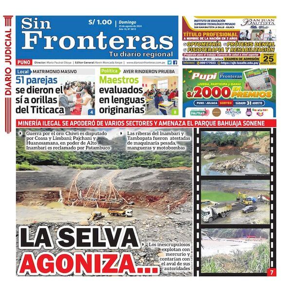 DIARIO SIN FRONTERAS PUNO