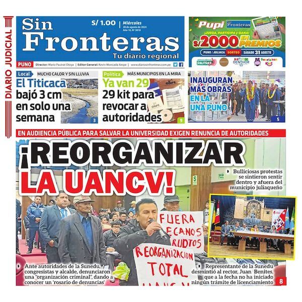 DIARIO SIN FRONTERAS PUNO