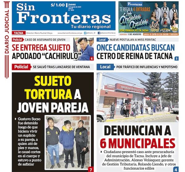 DIARIO SIN FRONTERAS TACNA