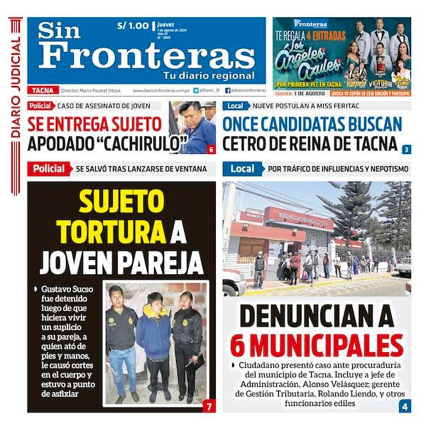 DIARIO SIN FRONTERAS TACNA