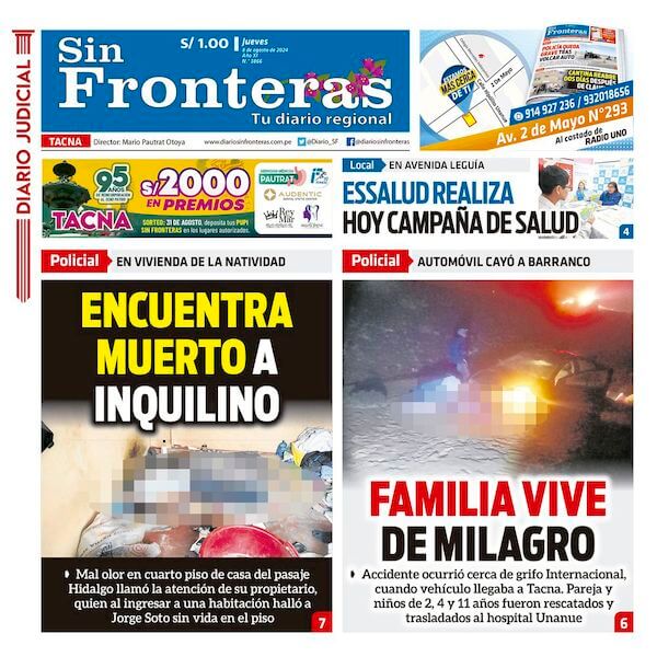 DIARIO SIN FRONTERAS TACNA