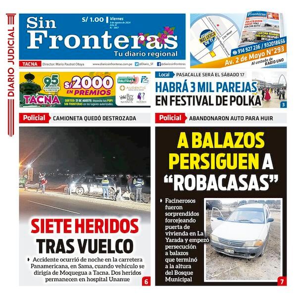 DIARIO SIN FRONTERAS TACNA