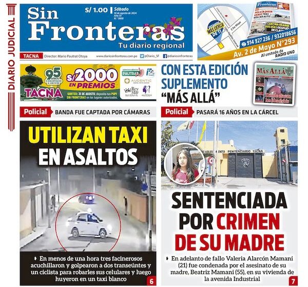 DIARIO SIN FRONTERAS TACNA