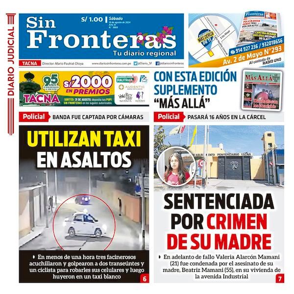 DIARIO SIN FRONTERAS TACNA