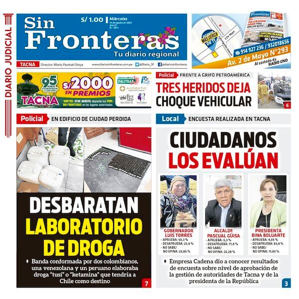 DIARIO SIN FRONTERAS TACNA