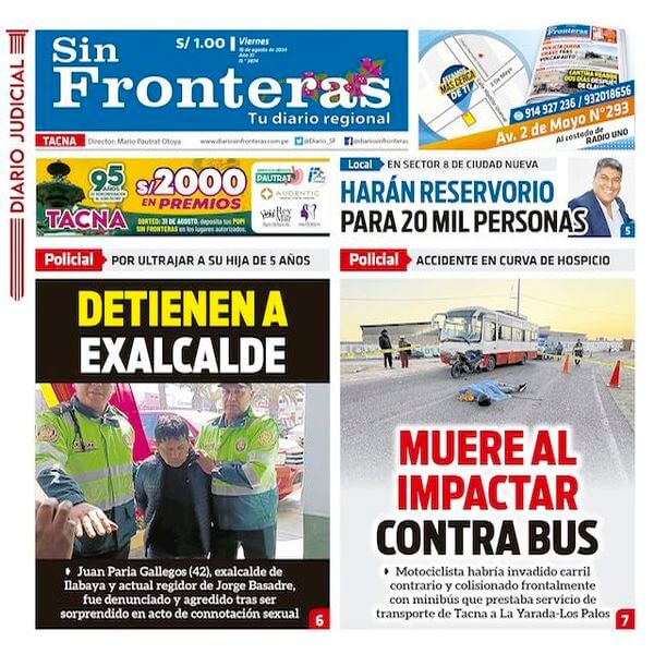 DIARIO SIN FRONTERAS TACNA