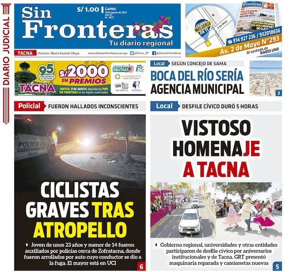 DIARIO SIN FRONTERAS TACNA