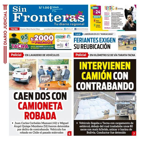 DIARIO SIN FRONTERAS TACNA