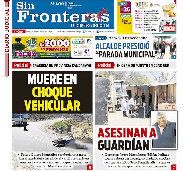 DIARIO SIN FRONTERAS TACNA