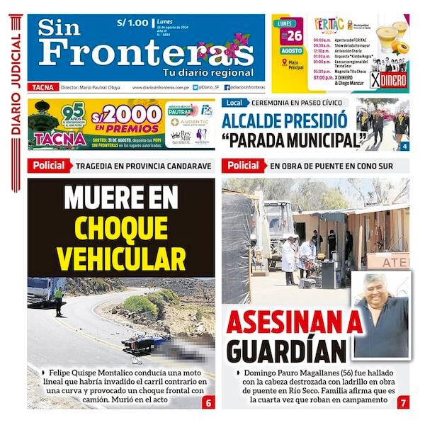 DIARIO SIN FRONTERAS TACNA