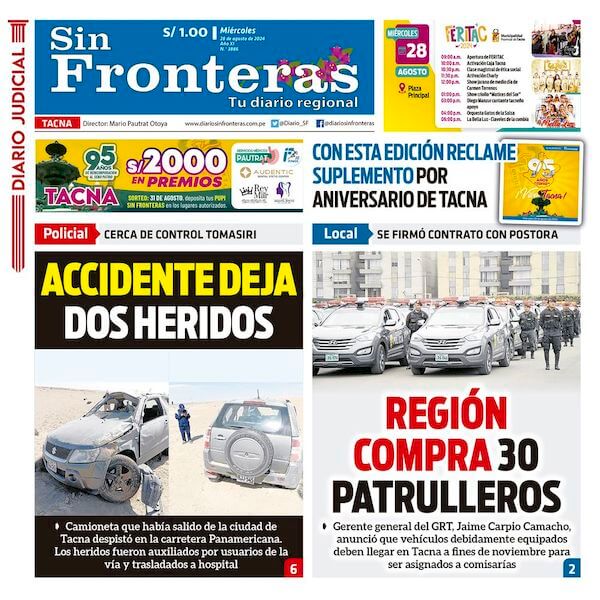 DIARIO SIN FRONTERAS TACNA