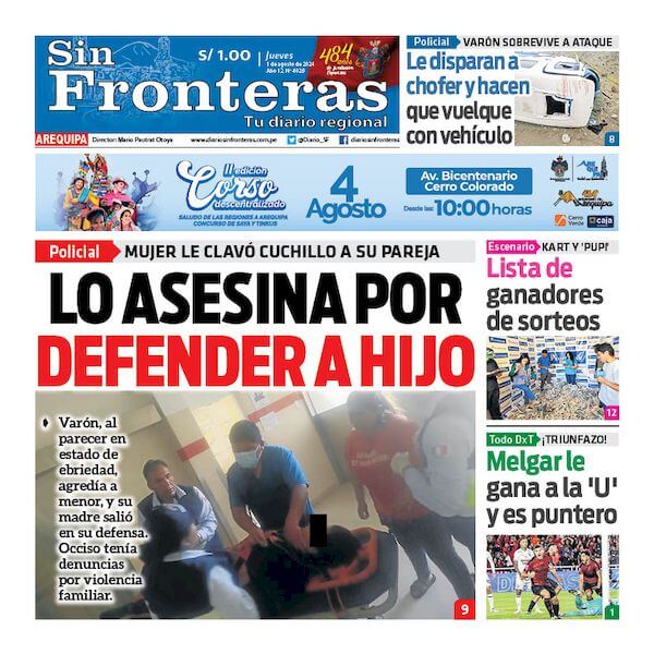 DIARIO SIN FRONTERAS AREQUIPA