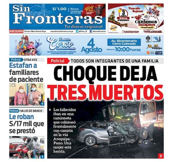 DIARIO SIN FRONTERAS AREQUIPA