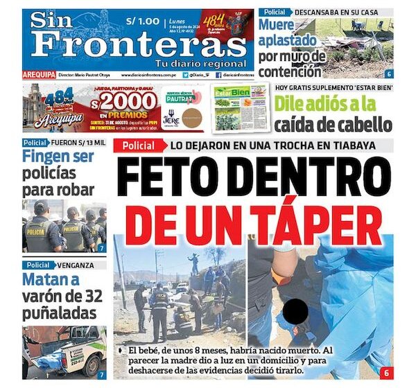 DIARIO SIN FRONTERAS AREQUIPA