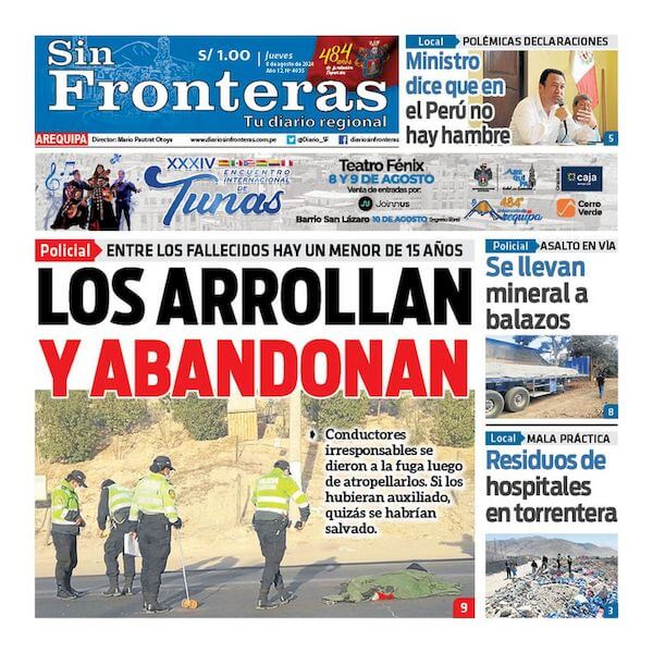 DIARIO SIN FRONTERAS AREQUIPA