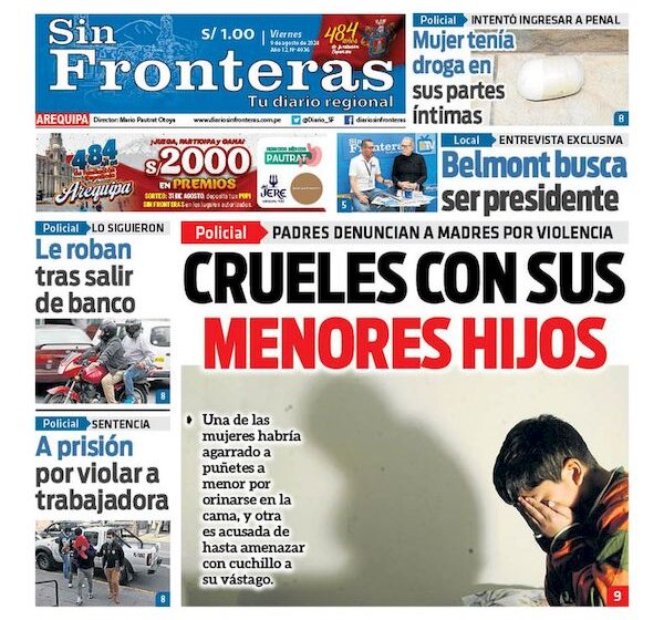  DIARIO SIN FRONTERAS AREQUIPA 09082024