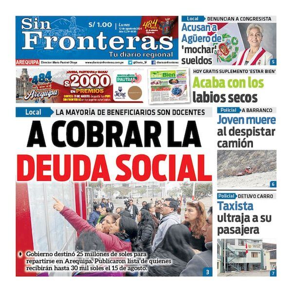 DIARIO SIN FRONTERAS AREQUIPA