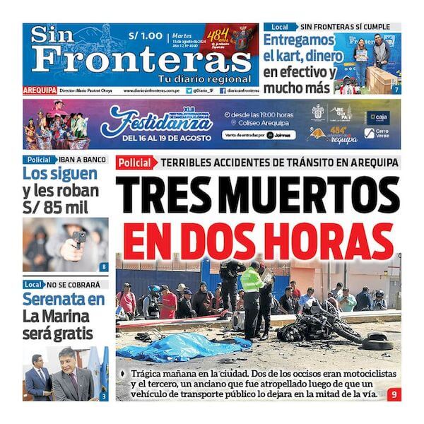 DIARIO SIN FRONTERAS AREQUIPA