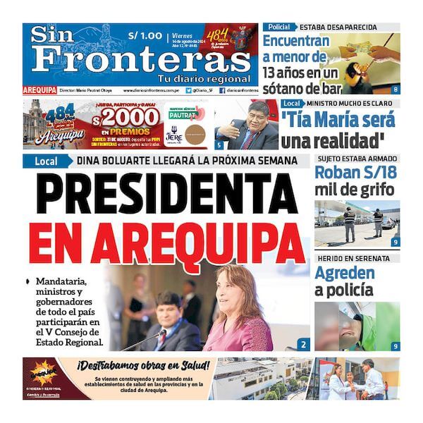 DIARIO SIN FRONTERAS AREQUIPA