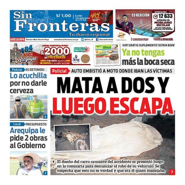 DIARIO SIN FRONTERAS AREQUIPA