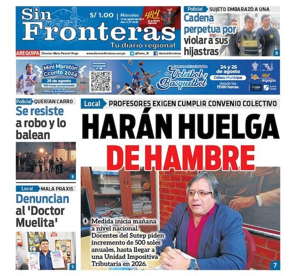 DIARIO SIN FRONTERAS AREQUIPA