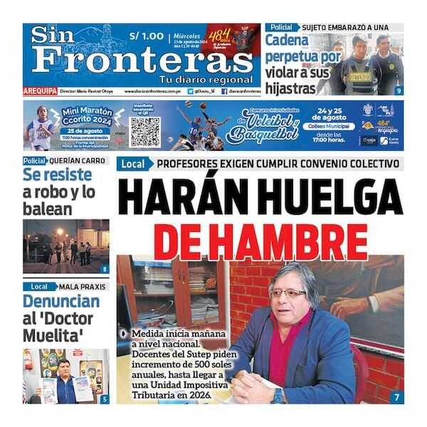 DIARIO SIN FRONTERAS AREQUIPA