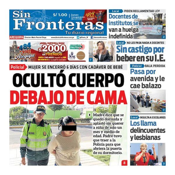 DIARIO SIN FRONTERAS AREQUIPA