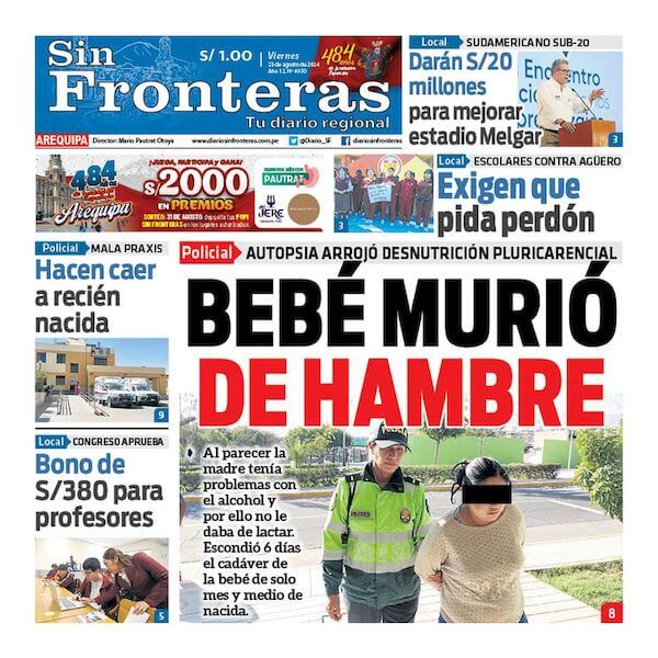 DIARIO SIN FRONTERAS AREQUIPA