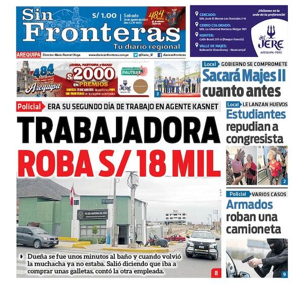 DIARIO SIN FRONTERAS AREQUIPA