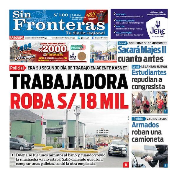 DIARIO SIN FRONTERAS AREQUIPA