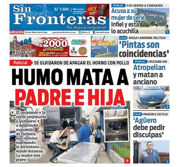  DIARIO SIN FRONTERAS AREQUIPA 28082024