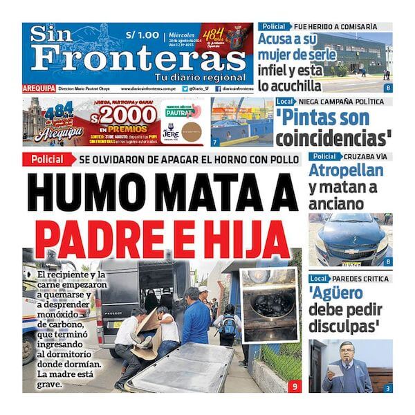 DIARIO SIN FRONTERAS AREQUIPA