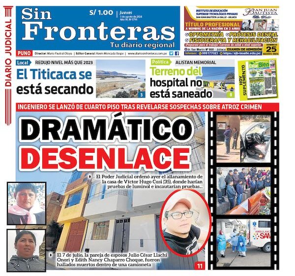  DIARIO SIN FRONTERAS PUNO 01082024