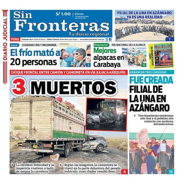 DIARIO SIN FRONTERAS PUNO