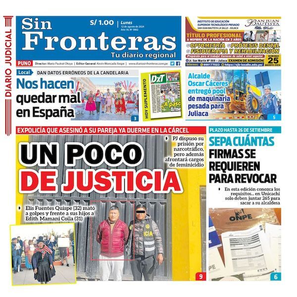 DIARIO SIN FRONTERAS PUNO