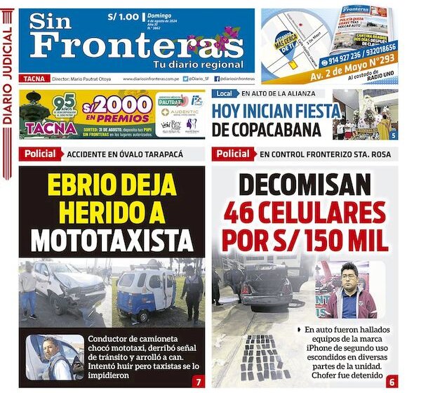  DIARIO SIN FRONTERAS TACNA  04082024