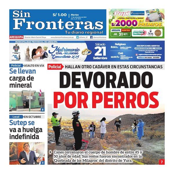 DIARIO SIN FRONTERAS AREQUIPA