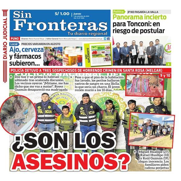 DIARIO SIN FRONTERAS PUNO