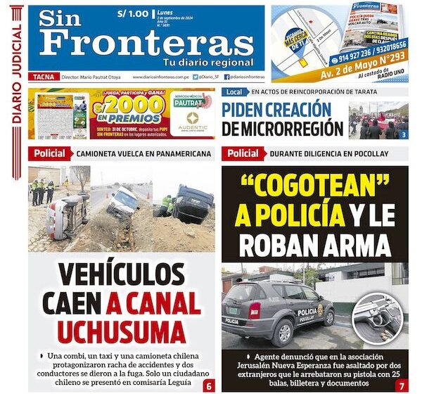 DIARIO SIN FRONTERAS TACNA