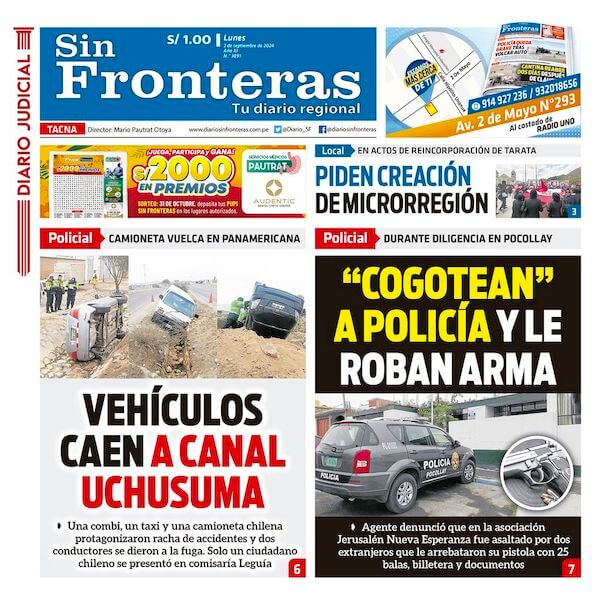 DIARIO SIN FRONTERAS TACNA