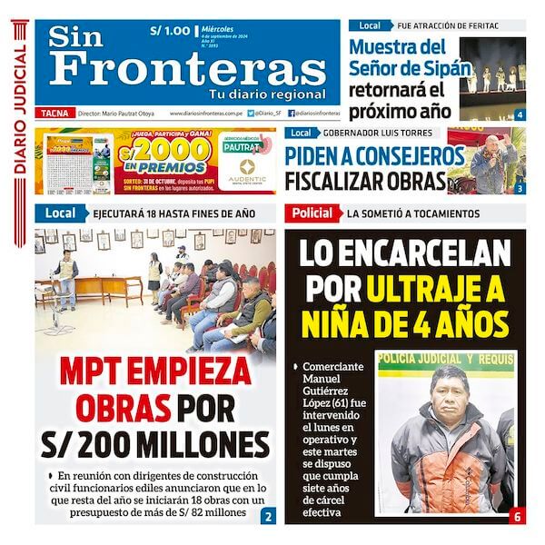 DIARIO SIN FRONTERAS TACNA