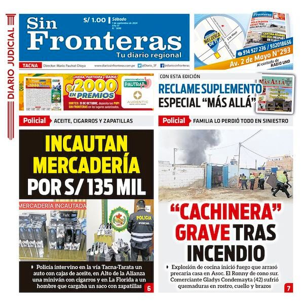 DIARIO SIN FRONTERAS TACNA