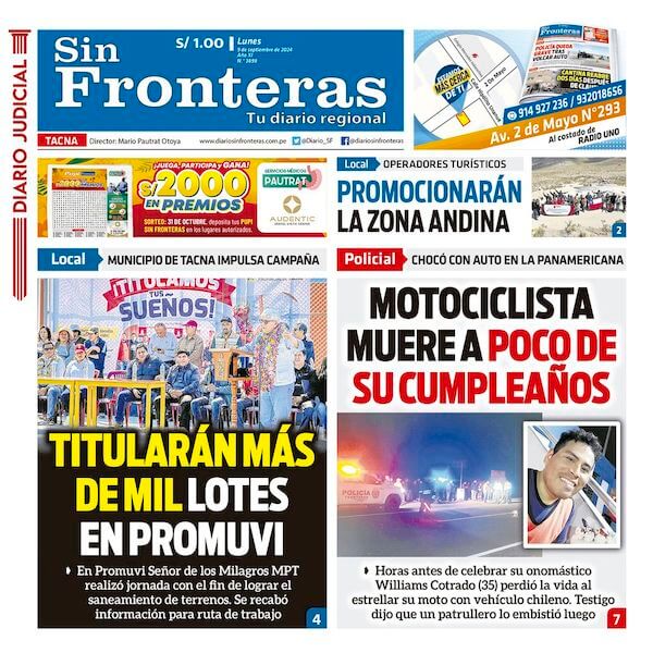 DIARIO SIN FRONTERAS TACNA