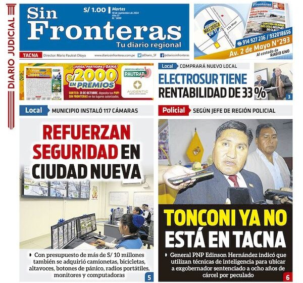 DIARIO SIN FRONTERAS TACNA