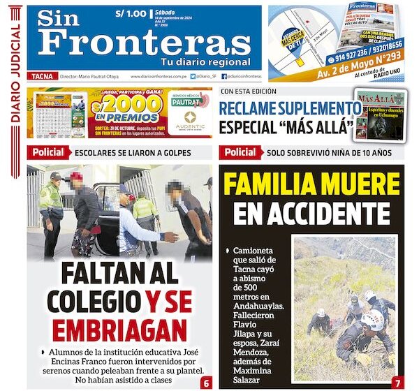 DIARIO SIN FRONTERAS TACNA