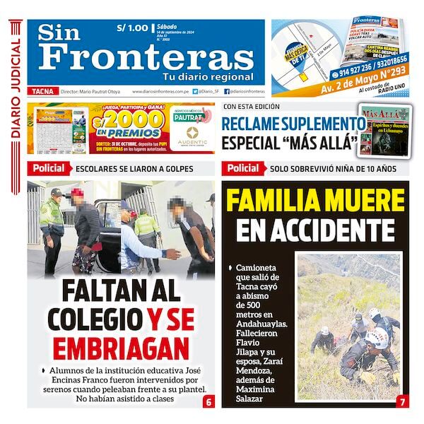 DIARIO SIN FRONTERAS TACNA