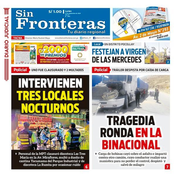 DIARIO SIN FRONTERAS TACNA